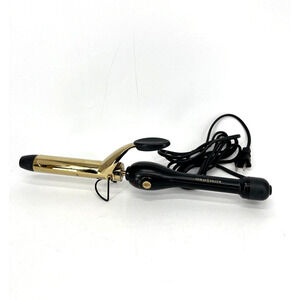 Gold 'N Hot Professional 24K Gold 1" Spring Grip Curling Iron‎ GH194
